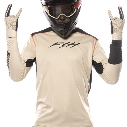 Koszulka FASTHOUSE Alloy Ronin LS Jersey - Cream, rozmiar M (NEW) Koszulka FASTHOUSE Alloy Ronin LS Jersey - Cream, rozmiar M (NEW)