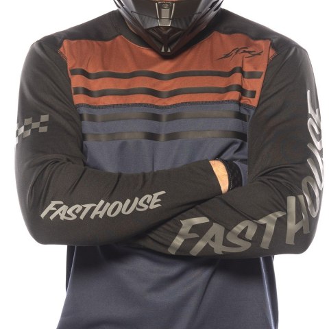 Koszulka FASTHOUSE Alloy Sidewinder LS Jersey - Rust/Midnight Navy, rozmiar M (NEW) Koszulka FASTHOUSE Alloy Sidewinder LS Jersey - Rust/Midnight Navy, rozmiar M (NEW)