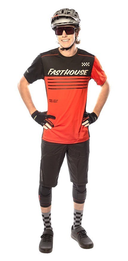Koszulka FASTHOUSE Classic Mercury SS Jersey - Black/Red, rozmiar XL (NEW) Koszulka FASTHOUSE Classic Mercury SS Jersey - Black/Red, rozmiar XL (NEW)