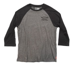 Koszulka FASTHOUSE Swift Raglan Tech Tee - Black/Charcoal Heather, rozmiar L (NEW)