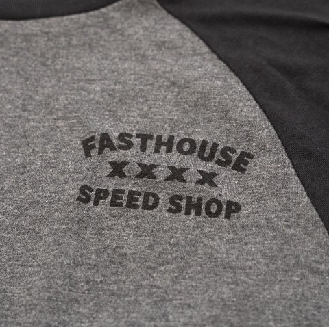 Koszulka FASTHOUSE Swift Raglan Tech Tee - Black/Charcoal Heather, rozmiar M (NEW) Koszulka FASTHOUSE Swift Raglan Tech Tee - Black/Charcoal Heather, rozmiar M (NEW)