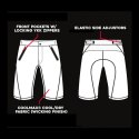 Spodenki FASTHOUSE Crossline 2.0 Short, Black - roz. 38 (NEW)