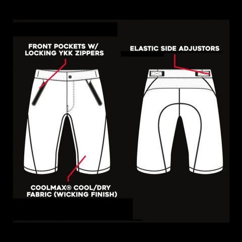 Spodenki FASTHOUSE Crossline 2.0 Short, Black - roz. 38 (NEW) Spodenki FASTHOUSE Crossline 2.0 Short, Black - roz. 38 (NEW)