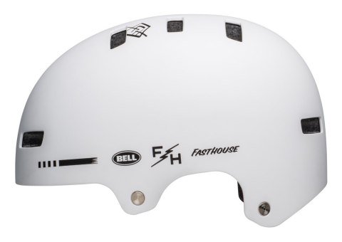 Kask bmx BELL LOCAL matte white fasthouse roz. S (51-55 cm) (NEW). Kask bmx BELL LOCAL matte white fasthouse roz. S (51-55 cm) (NEW).