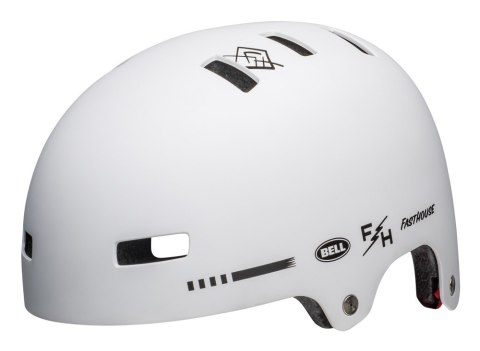 Kask bmx BELL LOCAL matte white fasthouse roz. S (51-55 cm) (NEW). Kask bmx BELL LOCAL matte white fasthouse roz. S (51-55 cm) (NEW).