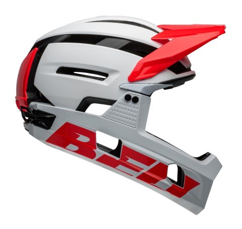 Kask full face BELL SUPER AIR R MIPS SPHERICAL matte gloss white infrared roz. S (52-56 cm) (NEW) Kask full face BELL SUPER AIR R MIPS SPHERICAL matte gloss white infrared roz. S (52-56 cm) (NEW)