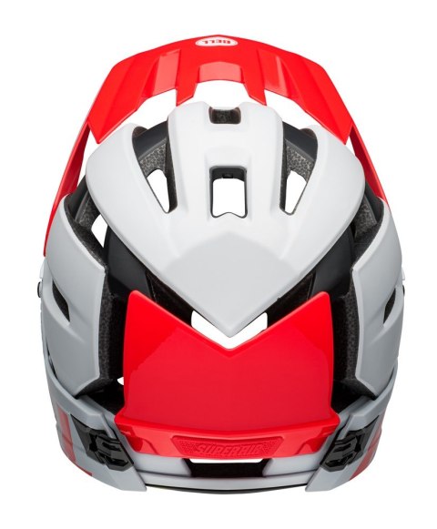Kask full face BELL SUPER AIR R MIPS SPHERICAL matte gloss white infrared roz. S (52-56 cm) (NEW) Kask full face BELL SUPER AIR R MIPS SPHERICAL matte gloss white infrared roz. S (52-56 cm) (NEW)