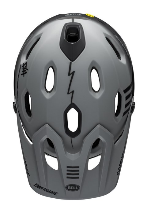 Kask full face BELL SUPER DH MIPS SPHERICAL fasthouse taco tuesday matte gray black roz. S (52-56 cm) (NEW) Kask full face BELL SUPER DH MIPS SPHERICAL fasthouse taco tuesday matte gray black roz. S (52-56 cm) (NEW)