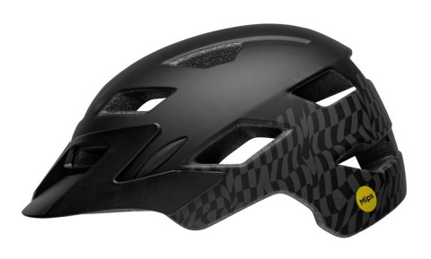 Kask juniorski BELL SIDETRACK INTEGRATED MIPS wavy checks matte black roz. Uniwersalny (50-57 cm) (NEW). Kask juniorski BELL SIDETRACK INTEGRATED MIPS wavy checks matte black roz. Uniwersalny (50-57 cm) (NEW).