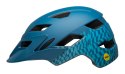 Kask juniorski BELL SIDETRACK INTEGRATED MIPS wavy checks matte blue roz. Uniwersalny (50-57 cm) (NEW).