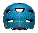 Kask juniorski BELL SIDETRACK INTEGRATED MIPS wavy checks matte blue roz. Uniwersalny (50-57 cm) (NEW).