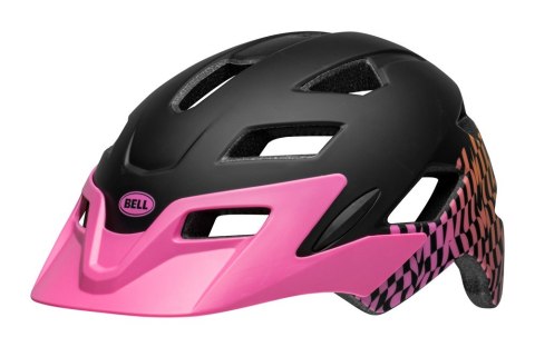 Kask juniorski BELL SIDETRACK INTEGRATED MIPS wavy checks matte pink roz. Uniwersalny (50-57 cm) (NEW). Kask juniorski BELL SIDETRACK INTEGRATED MIPS wavy checks matte pink roz. Uniwersalny (50-57 cm) (NEW).