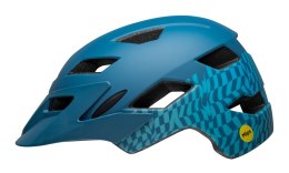 Kask juniorski BELL SIDETRACK wavy checks matte blue roz. Uniwersalny (50-57 cm) (NEW)