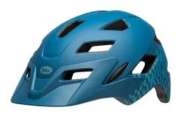 Kask juniorski BELL SIDETRACK wavy checks matte blue roz. Uniwersalny (50-57 cm) (NEW)