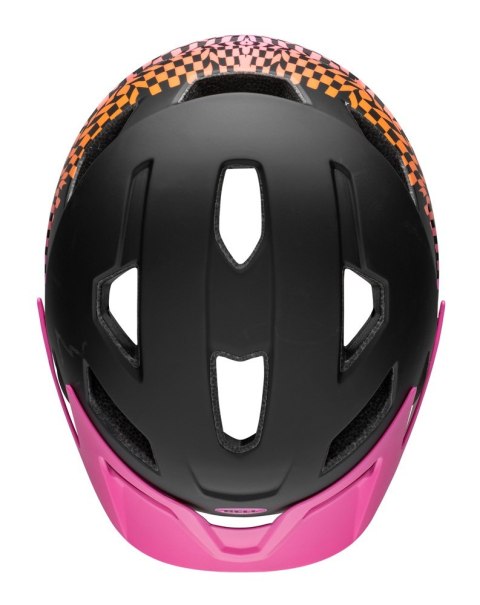 Kask juniorski BELL SIDETRACK wavy checks matte pink roz. Uniwersalny (50-57 cm) (NEW) Kask juniorski BELL SIDETRACK wavy checks matte pink roz. Uniwersalny (50-57 cm) (NEW)