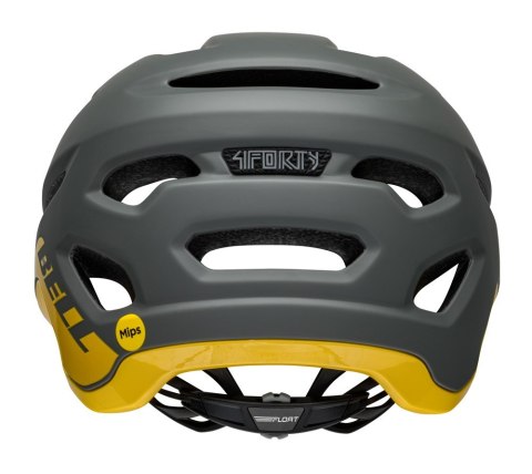 Kask mtb BELL 4FORTY matte gloss gray yellow roz. M (55-59 cm) (NEW) Kask mtb BELL 4FORTY matte gloss gray yellow roz. M (55-59 cm) (NEW)