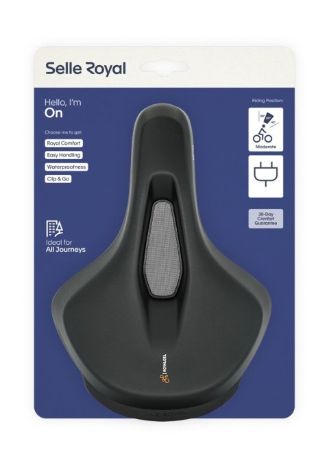 Siodło SELLEROYAL ON OPEN MODERATE 60st. żelowe, ergonomiczny kanał, unisex, 531g (NEW) Siodło SELLEROYAL ON OPEN MODERATE 60st. żelowe, ergonomiczny kanał, unisex, 531g (NEW)