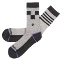 Skarpetki FASTHOUSE Clash Performance Crew Sock, Heather Gray - roz. S/M (NEW)
