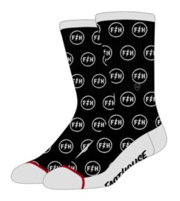 Skarpetki FASTHOUSE Icon Sock, Black/White - roz. S/M (NEW)