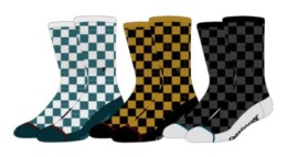 Skarpetki FASTHOUSE Triple Check Socks, Multi - roz. S/M, 3-pack (NEW)