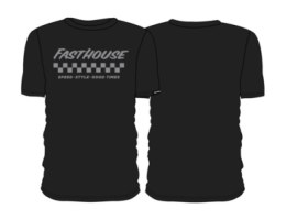 T-shirt FASTHOUSE Apex SS Tee, Graphite Black - roz. M (NEW)