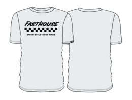 T-shirt FASTHOUSE Apex SS Tee, White - roz. XL (NEW)