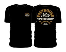 T-shirt FASTHOUSE Deco SS Tee, Black - roz. M (NEW)