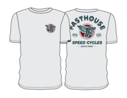 T-shirt FASTHOUSE Malen SS Tee, White - roz. XL (NEW)