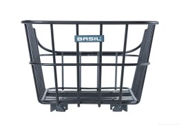 Kosz na tylny bagażnik BASIL CENTO ALU WSL, WSL System, aluminiowy czarny mat (NEW)