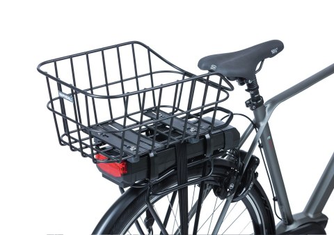 Kosz na tylny bagażnik BASIL CENTO ALU WSL, WSL System, aluminiowy czarny mat (NEW) Kosz na tylny bagażnik BASIL CENTO ALU WSL, WSL System, aluminiowy czarny mat (NEW)