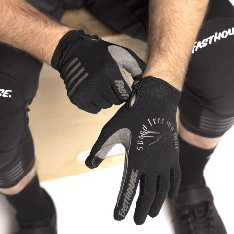 Rękawiczki Fasthouse Menace Speed Style Glove, Black - roz. XXL (NEW) Rękawiczki Fasthouse Menace Speed Style Glove, Black - roz. XXL (NEW)