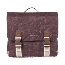 Sakwa miejska podwójna BASIL BOHEME DOUBLE PANNIER BAG 35L MIK System (ready to go) wodoodporna fig red (NEW)