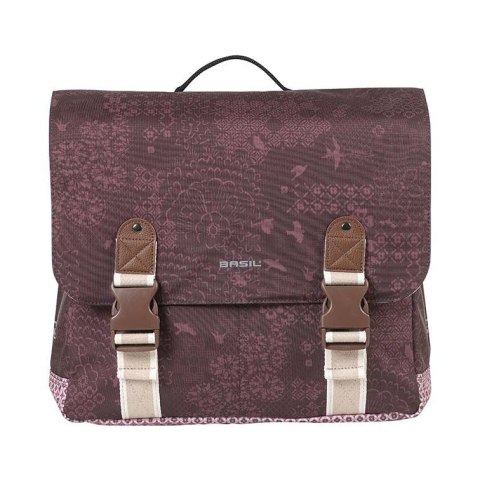 Sakwa miejska podwójna BASIL BOHEME DOUBLE PANNIER BAG 35L MIK System (ready to go) wodoodporna fig red (NEW) Sakwa miejska podwójna BASIL BOHEME DOUBLE PANNIER BAG 35L MIK System (ready to go) wodoodporna fig red (NEW)