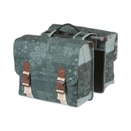 Sakwa miejska podwójna BASIL BOHEME DOUBLE PANNIER BAG 35L MIK System (ready to go) wodoodporna forest green (NEW)