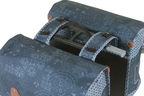 Sakwa miejska podwójna BASIL BOHEME DOUBLE PANNIER BAG 35L MIK System (ready to go) wodoodporna indigo blue (NEW) Sakwa miejska podwójna BASIL BOHEME DOUBLE PANNIER BAG 35L MIK System (ready to go) wodoodporna indigo blue (NEW)
