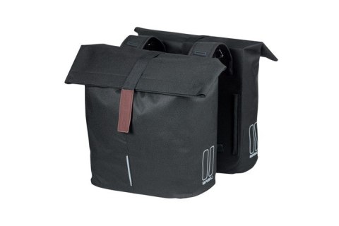Sakwa miejska podwójna BASIL CITY DOUBLE PANNIER BAG 28-32L, Universal Bridge System, wodoodporna black (NEW) Sakwa miejska podwójna BASIL CITY DOUBLE PANNIER BAG 28-32L, Universal Bridge System, wodoodporna black (NEW)