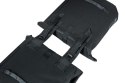 Sakwa miejska podwójna BASIL CITY DOUBLE PANNIER BAG 28-32L, Universal Bridge System, wodoodporna black (NEW)
