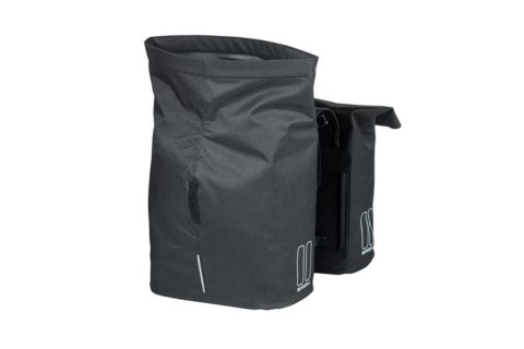 Sakwa miejska podwójna BASIL CITY DOUBLE PANNIER BAG 28-32L, Universal Bridge System, wodoodporna black (NEW) Sakwa miejska podwójna BASIL CITY DOUBLE PANNIER BAG 28-32L, Universal Bridge System, wodoodporna black (NEW)
