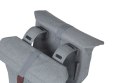 Sakwa miejska podwójna BASIL CITY DOUBLE PANNIER BAG 28-32L, Universal Bridge System, wodoodporna grey melee (NEW)