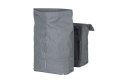Sakwa miejska podwójna BASIL CITY DOUBLE PANNIER BAG 28-32L, Universal Bridge System, wodoodporna grey melee (NEW)