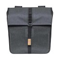 Sakwa miejska podwójna BASIL URBAN DRY DOUBLE BAG 50L, Universal Bridge System, 100% wodoodporna charcoal melee (NEW)