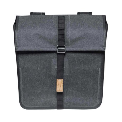 Sakwa miejska podwójna BASIL URBAN DRY DOUBLE BAG 50L, Universal Bridge System, 100% wodoodporna charcoal melee (NEW) Sakwa miejska podwójna BASIL URBAN DRY DOUBLE BAG 50L, Universal Bridge System, 100% wodoodporna charcoal melee (NEW)
