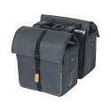 Sakwa miejska podwójna BASIL URBAN DRY DOUBLE BAG MIK 50L, MIK Sysytem (ready to go) 100% wodoodporna charcoal melee (NEW)