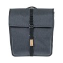 Sakwa miejska podwójna BASIL URBAN DRY DOUBLE BAG MIK 50L, MIK Sysytem (ready to go) 100% wodoodporna charcoal melee (NEW)