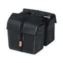 Sakwa miejska podwójna BASIL URBAN DRY DOUBLE BAG MIK 50L, MIK Sysytem (ready to go), 100% wodoodporna matt black (NEW)