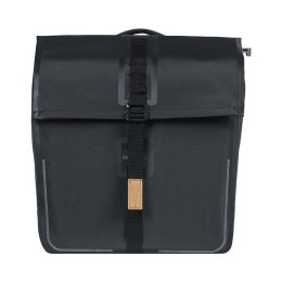Sakwa miejska podwójna BASIL URBAN DRY DOUBLE BAG MIK 50L, MIK Sysytem (ready to go), 100% wodoodporna matt black (NEW)