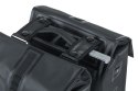 Sakwa miejska podwójna BASIL URBAN DRY DOUBLE BAG MIK 50L, MIK Sysytem (ready to go), 100% wodoodporna matt black (NEW)
