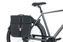 Sakwa miejska podwójna BASIL URBAN DRY DOUBLE BAG MIK 50L, MIK Sysytem (ready to go), 100% wodoodporna matt black (NEW)