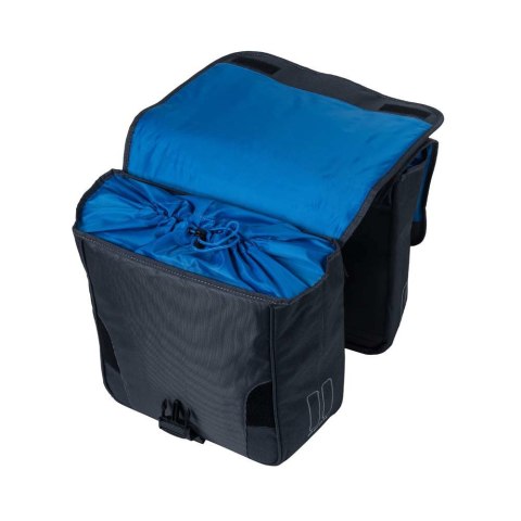 Sakwa miejska pojedyncza BASIL SPORT DESIGN MULTI 32L, wodoodporny poliester, graphite (bez wspornika) (NEW) Sakwa miejska pojedyncza BASIL SPORT DESIGN MULTI 32L, wodoodporny poliester, graphite (bez wspornika) (NEW)