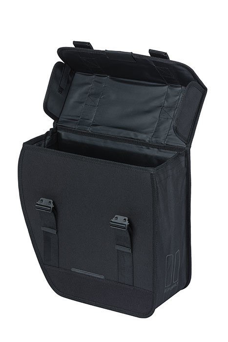 Sakwa miejska pojedyncza BASIL TOUR SINGLE PANNIER BAG LEFT 14L, Hook On System, wodoodporna left black (NEW) Sakwa miejska pojedyncza BASIL TOUR SINGLE PANNIER BAG LEFT 14L, Hook On System, wodoodporna left black (NEW)